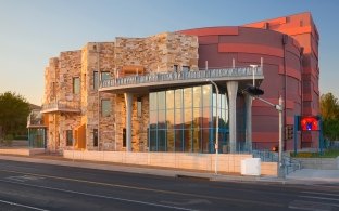 Exterior view of NM State University — Arts Complex