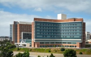 Exterior view of the new hospital tower