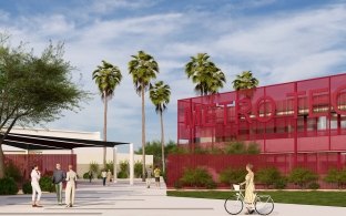 Rendering of the Metro Tech High School