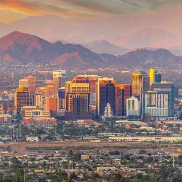 The Phoenix skyline.