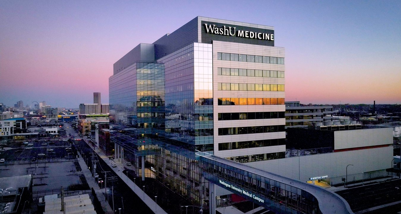 Exterior view of the Washington University School of Medicine Neuroscience building