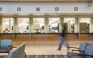 Naval Hospital Camp Pendleton Interior Patient Check-In and Lobby Seating