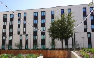 Exterior view of the building