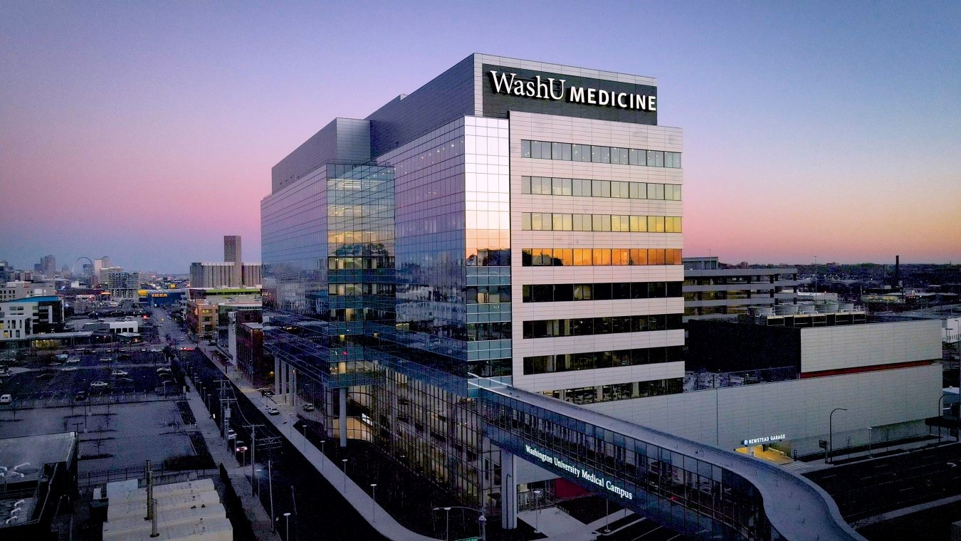 Exterior view of the Washington University School of Medicine Neuroscience building