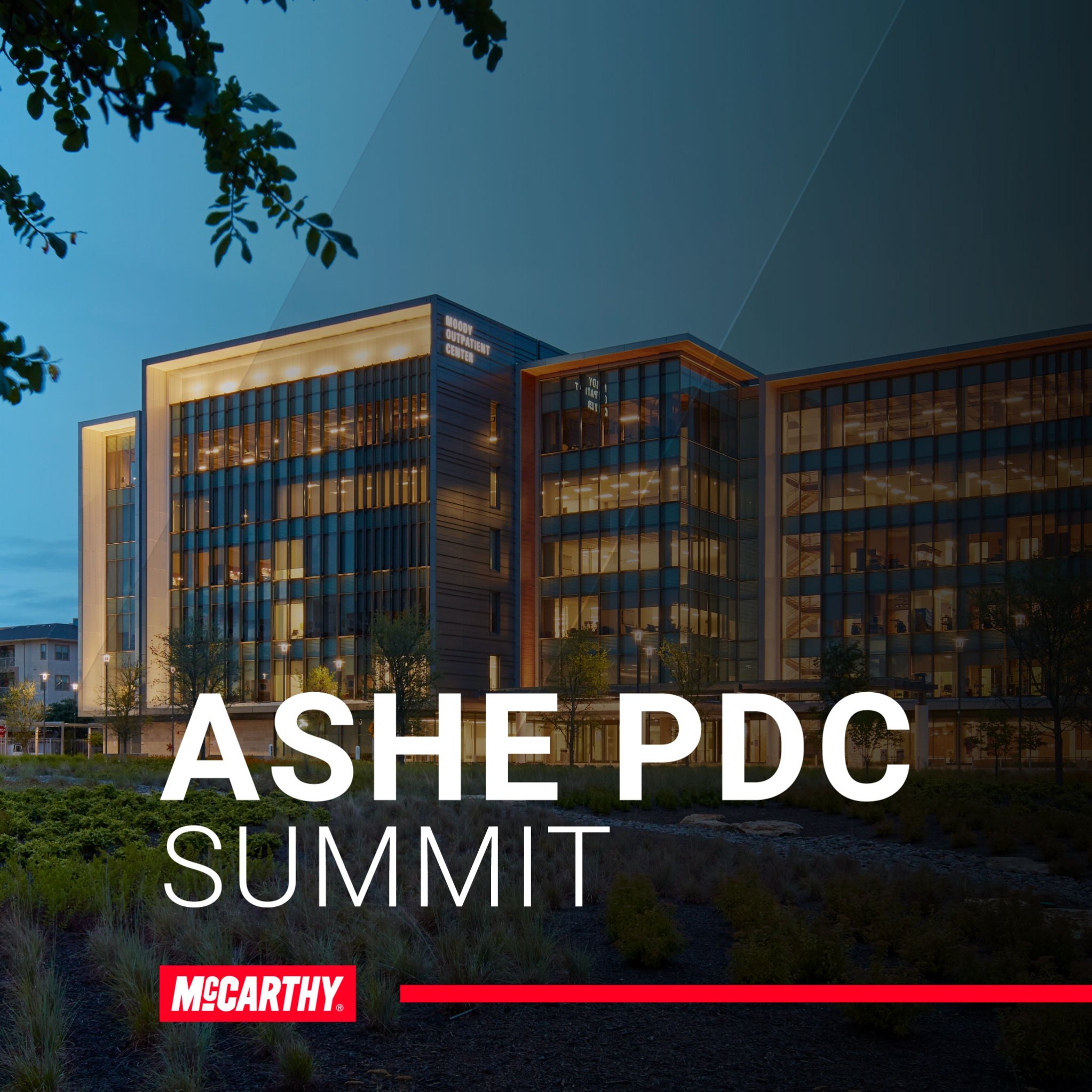 Join McCarthy at the ASHE PDC Summit in Phoenix